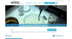 Desktop Screenshot of mmrrc.org